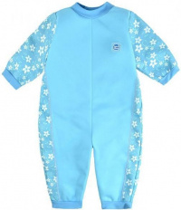 Dětský neopren Splash About UV Neoprene Overall Blue Blossom Dětský neopren Splash About UV Neoprene Overall Blue Blossom