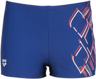 Chlapecké plavky Arena Shimmery Short Junior Royal/Fluo Red Chlapecké plavky Arena Shimmery Short Junior Royal/Fluo Red