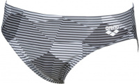 Pánské plavky Arena Striped Geo Brief Black/Multi