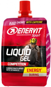 Energetický gel Enervit Liquid Gel Competition Cherry with Caffeine 60ml
