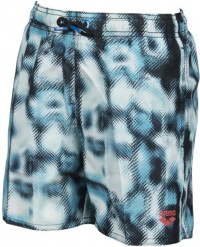 Chlapecké plavecké šortky Arena Fundamentals Allover Boxer Junior Black/Multi