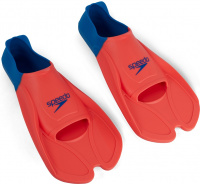 Plavecké ploutve Speedo Training Fin Fluro Tangerine/Pool Blue/Blue Flame