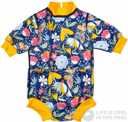 Kojenecké plavky Splash About Happy Nappy Wetsuit Garden Delight