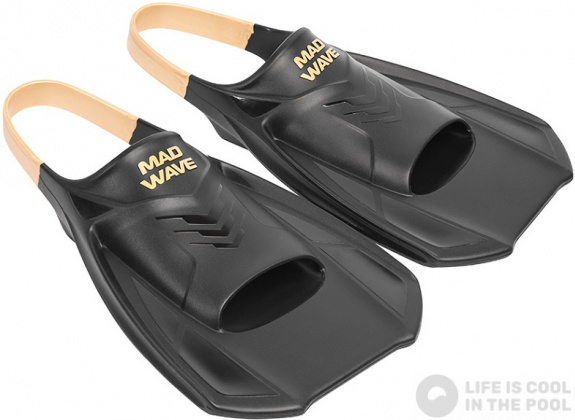 Plavecké ploutve Mad Wave Open Heel Training Fin Black