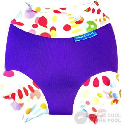 Kojenecké plavky Swimaholic Swim Nappy Coloured Dots
