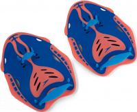 Plavecké packy Speedo Power Paddle Blue Flame/Fluro Tangerine/Pool Blue