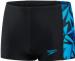 Chlapecké plavky Speedo HyperBoom Logo Aquashort Boy Black/True Navy/Blue Flame/Pool