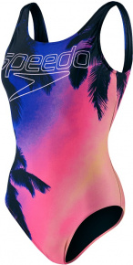 Speedo Digital Placement U-Back Blue Flame/Fluo Pink/Fluo Tangerine/Black/White Speedo Digital Placement U-Back Blue Flame/Fluo Pink/Fluo Tangerine/Black/White