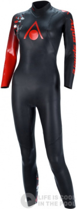 Dámský plavecký neopren Aqua Sphere Racer V3 Women Black/Red