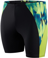 Speedo ECO Endurance+ Splice Mid Jammer Black/Atomic Lime/Nordic Teal Speedo ECO Endurance+ Splice Mid Jammer Black/Atomic Lime/Nordic Teal