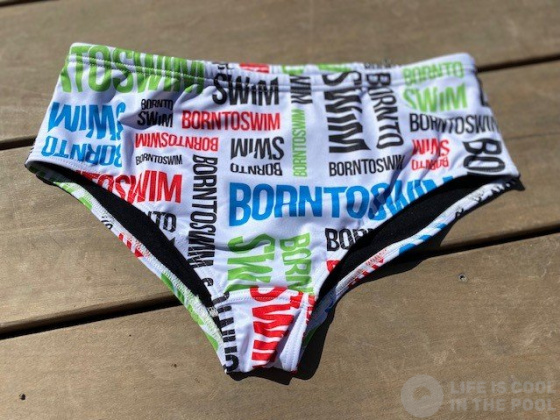 Pánské plavky BornToSwim Logo Brief White