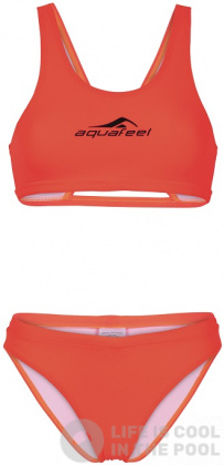 Dívčí plavky Aquafeel Racerback Girls Orange