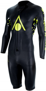 Pánský neopren na swimrun Aqua Sphere Aquaskin Swim-Run Limitless V2 Shorty Men Black/Bright Green