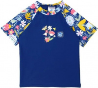 Plážové UV tričko Splash About Short Sleeve Rash Top Garden Delight