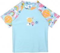 Plážové UV tričko Splash About Short Sleeve Rash Top Up & Away