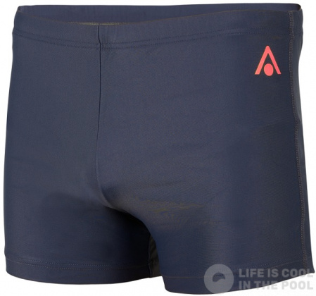 Pánské plavky Aqua Sphere Essential Boxer Dark Grey/Coral