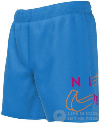 Chlapecké plavecké šortky Nike Split Logo Lap 4 Boys Photo Blue