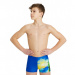 Chlapecké plavky Arena Boys Swim Short Placement Royal/Multi