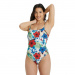 Dámské plavky Arena Women Swimsuit U Back Allover Martinica/Multi