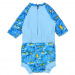 Kojenecké plavky Splash About Happy Nappy Sunsuit Crocodile Swamp