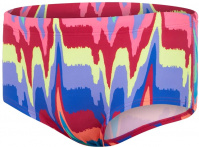 Pánské plavky Speedo Rainbow Wave 17cm Club Training Allover Brief Magenta/Fluro Pink/Ultraviolet/Pool