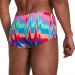 Pánské plavky Speedo Rainbow Wave 17cm Club Training Allover Brief Magenta/Fluro Pink/Ultraviolet/Pool