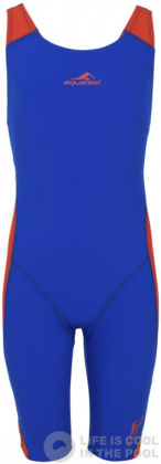 Dívčí závodní plavky Aquafeel N2K Openback I-NOV Racing Girls Blue/Orange