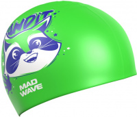 Dětská plavecká čepice Mad Wave Bandit Swim Cap Junior