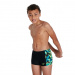 Chlapecké plavky Speedo Hyper Boom Panel Aquashort Boy Black/Pool/Bright Zest
