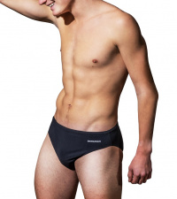 Pánské plavky Swimaholic Brief Black/Grey