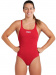 Dámské tréninkové plavky Arena Solid Swim Pro red