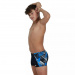 Chlapecké plavky Speedo Digital Panel Aquashort Boy Black/Pool/Chroma Blue/White
