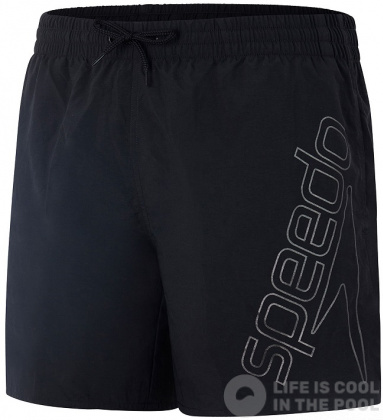 Speedo Boom Logo 16 Watershort Black/Metalic Grey