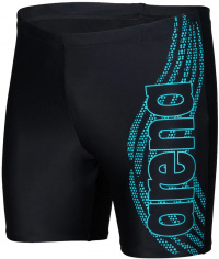 Pánské plavky Arena Men Swim Mid Jammer Graphic Black