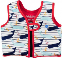 Dětská plavecká vesta Splash About Swim Vest Go Dětská plavecká vesta Splash Moby White