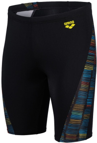 Arena Slow Motion Swim Jammer Black/Turquoise/Multi Arena Slow Motion Swim Jammer Black/Turquoise/Multi