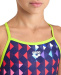 Dívčí plavky Arena Girls Carnival Swimsuit Lightdrop Back Soft Green/Multi