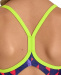 Dívčí plavky Arena Girls Carnival Swimsuit Lightdrop Back Soft Green/Multi