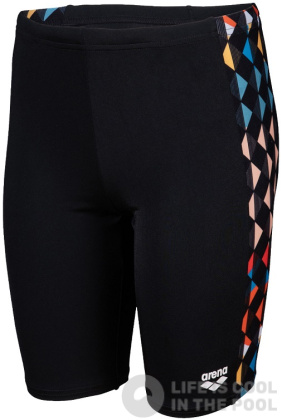 Chlapecké plavky Arena Boys Carnival Swim Jammer Black/Multi