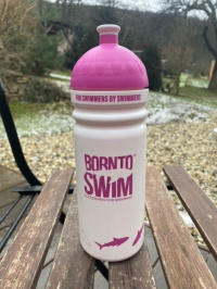 Lahev na pití BornToSwim Shark Water Bottle