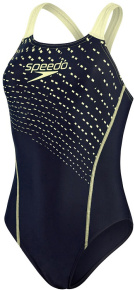 Speedo Medley Logo 1 Piece True Navy/Spritz