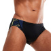 Pánské plavky Speedo 7cm Tech Panel Brief Black/Chroma Blue/Spritz