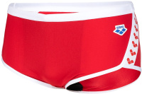 Pánské plavky Arena Icons Swim Low Waist Short Solid Red/White