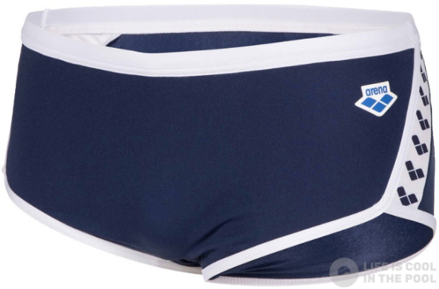 Pánské plavky Arena Icons Swim Low Waist Short Solid Navy/White