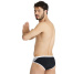 Pánské plavky Arena Icons Swim Brief Solid Black/White