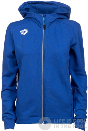 Dámská mikina Arena Women Team Hooded Jacket Panel Royal