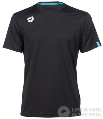 Pánské tričko Arena Team T-Shirt Solid Black