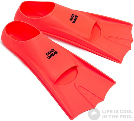 Plavecké ploutve Mad Wave Flippers Training Fins Red