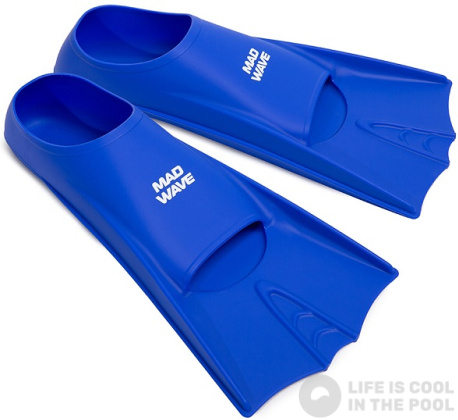 Plavecké ploutve Mad Wave Flippers Training Fins Blue