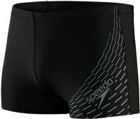 Pánské plavky Speedo Medley Logo Aquashort Black/Ardesia